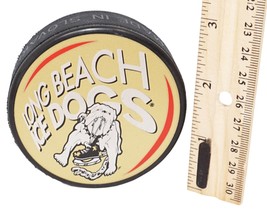 Vintage Minor Hockey Long Beach Ice Dogs Logo - Official Hockey Puck - Style 1 - £11.80 GBP