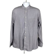 The Arrow Company Button Up Collared Dress Shirt ~ Sz 16 ~ Gray ~ Long S... - $20.69