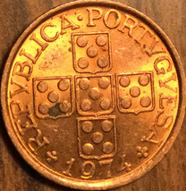 1974 Portugal 20 Centavos Coin - £1.10 GBP