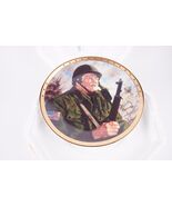 Franklin Mint,  John Wayne &quot;Salute To The Soldiers&quot;  Plate - $130.16 MXN
