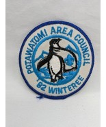 Vintage Potawatomi Area Council 82 Winteree Boy Scout Embroidered Iron O... - $225.18 MXN