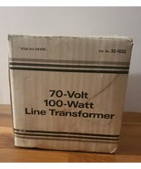 REALISTIC 70-Volt 100 WATT Line Transformer NOS CAT. NO. 32-1032 UNTESTE... - £28.08 GBP