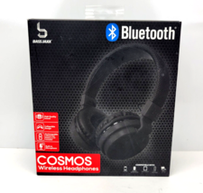 Bass Jaxx Cosmos Wireless Bluetooth Headphones Built-In Microphone Black NEW - £7.00 GBP