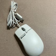 Vintage Microsoft Intellimouse 1.1A USB Mouse Two Button Wheel Mouse - $14.25