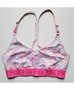 PINK Victoria&#39;s Secret Sport Ultimate Lightly Lined Floral Sports Bra Me... - $34.19 CAD