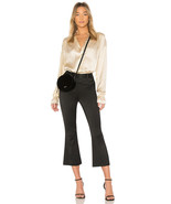 New FRAME dress pants 6 career slacks trousers black flare designer stre... - £120.18 GBP
