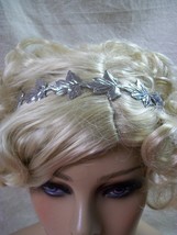 Silver Leaf Headband Fig Maple Laurel Eve Roman Greek God Grecian Goddes... - $253.76 MXN