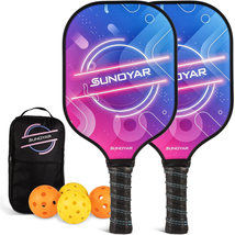 Pickleball Paddles, Fiberglass Pickleball Paddles Set of 2, Lightweight Pickleba - £38.17 GBP