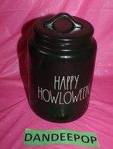 Rae Dunn Happy Howloween Container With Seal Tight Cover Artisan Halloween - £39.68 GBP