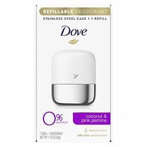 Dove Refillable Deodorant Starter Kit 0% Aluminum Cucumber &amp; Green Tea A... - €8,32 EUR+