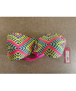 NEW Bandeau Bikini Swimsuit Xhilaration Size Small Hot Pink Strappy Stra... - £9.10 GBP