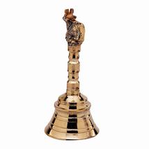 HANDTECHINDIA Loud Solid Pooja Bell Hand Bell Call Bell Wedding Bell Din... - £22.94 GBP