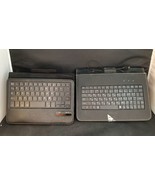 Lot Of 2 Tablet Keyboards : 1 Cyrillic 1 English - $183.89 MXN