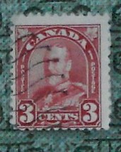 Nice Vintage Used Canada Postage 3 Cents Stamp, Good Cond - Collectible Stamp - £3.15 GBP