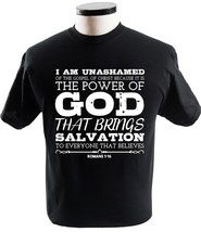 I Am Unashamed Of The Gospel Bible Verse Christian T Shirt Religion T-Sh... - £13.50 GBP+