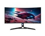 Lenovo Legion R34w-30 34" 21:9 UWQHD 180Hz Curved VA WLED Gaming Monitor... - $502.33