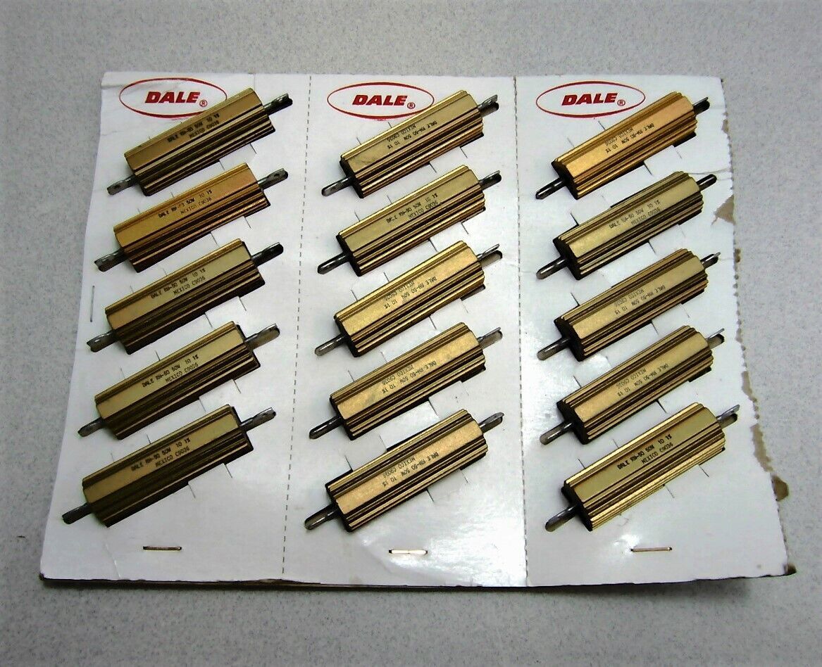 Dale RH-50 50W 1O 1% Resistors Qty 15 New - $13.95