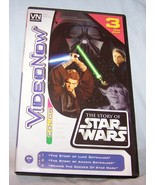 Video Now Color 3-Disc Set-Star Wars-Story of Luke Skywalker, Anakin Sky... - £7.52 GBP