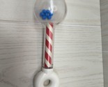 Johnson &amp; Johnson Red White Striped  Blue Beads Rattle Baby Infant Toy V... - $13.85