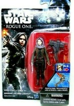 Star Wars, Sergente Jyn Erso (Jedha) Rogue One Con Accessori, Hasbro, Nuovo - £26.41 GBP