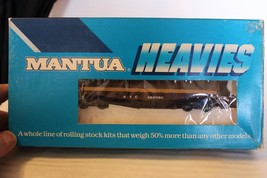 HO Scale Mantua, 40&#39; Flat Car with Boxes Load, New York Central, Black, #4999060 - £19.81 GBP