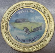 Large Riverside Resort Gaming TOKEN~1955 Ford Thunderbird - £7.79 GBP