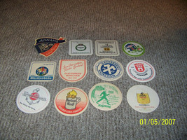 lot of {12}  vintage  beer coasters {english,german+others] - £15.79 GBP