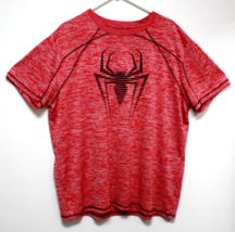 Marvel Spiderman Men&#39;s 2XL Red Stretch Performance Short Sleeve T-Shirt - $14.80
