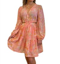 Entro floral cutout dress for women - size L - £30.53 GBP