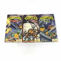 Lot Of 3 Teenage Mutant Ninja Turtles VHS Tapes Vintage Cartoons F.H.E. ... - $19.75