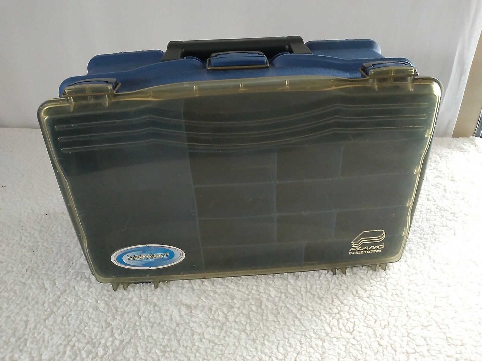 Primary image for Plano Tackle Systems Impact Series Tackle Box Double Sided with Dividers EUC