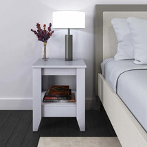 Prato Classic Nightstand, White  nightstands  furniture bedroom - £76.49 GBP+