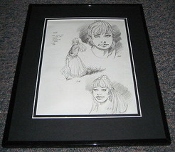Andy Kubert 2001 Rose Origins Framed Sketch Official Reproduction  - £31.53 GBP