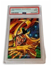 Marvel Masterpieces Comic Card Sky Box PSA 9 Loki 1992 RARE #50 rookie rc Thor - £1,424.45 GBP