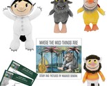 Where The Wild Things are Gift Set with Hardcover by Maurice Sendak 14” ... - £94.36 GBP