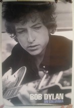 Bob Dylan Poster On Columbia Playing Guitar - $26.99