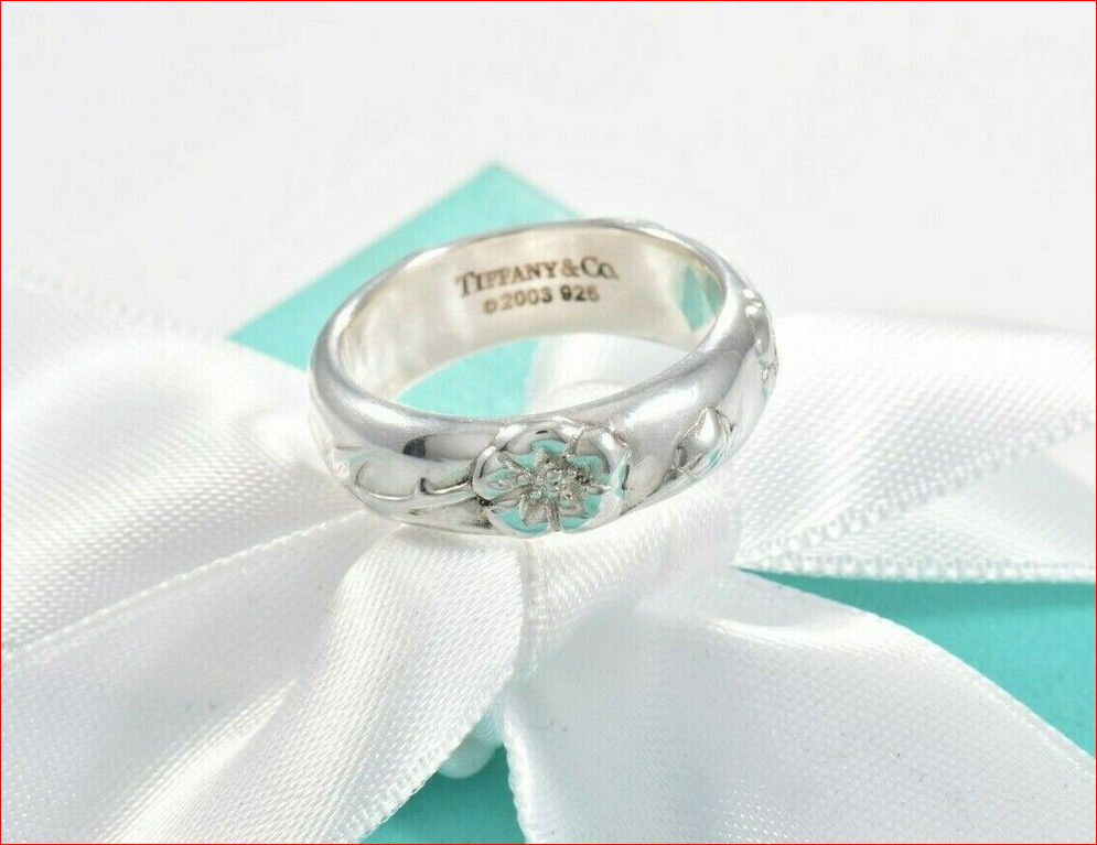 Tiffany nature shop rose ring
