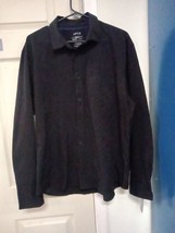 APT. 9 Men&#39;s Slim Fit Long Sleeve Shirt Size 2XL, Black 043boxBae - £12.97 GBP