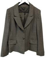 Antonio Melani Suit Jacket Blazer Dark Brown Lined Work Career Office 14 - £31.29 GBP
