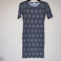 LuLaRoe Julia Bodycon Mandala Print Dress Women’s XS Slinky Fitted Sexy ... - $45.54