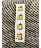 4 Vintage Scholastic Strawberry Cake Stickers HTF Sticker - $9.56 CAD