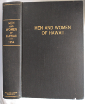 Men And Women of Hawaii 1954 Persons of Notable Achievement Pre-Statehoo... - £95.55 GBP