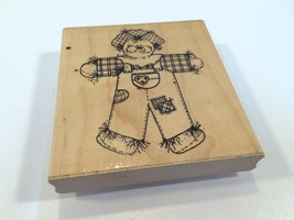 D.O.T.S. DOTS Rubber Stamp Large Chester Scarecrow R123 - £10.34 GBP