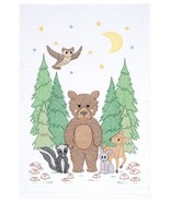 Jack Dempsey Needle Art Bois Ours Lit de Bébé Couette Haut - $391.16 MXN