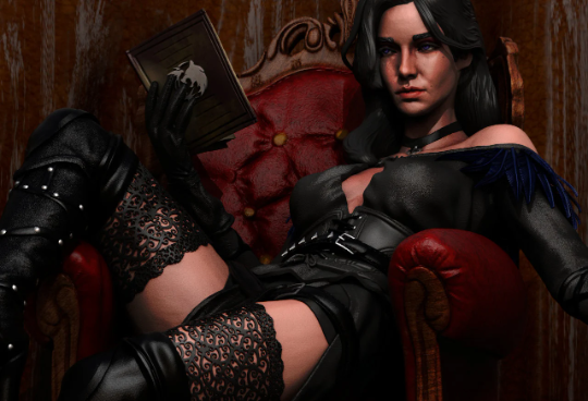 Primary image for The Witcher Yennefer 3D Printing 1/6 Scale Unpainted Figure Model GK Blank Kit