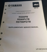 2012 Yamaha RSVECTOR RS VENTURER GT Supplement Service Manual LIT-12618-... - $13.98
