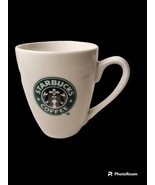  Starbucks 2007  Coffee Mug Cup White Classic Green Mermaid Logo 10.2 oz - £5.45 GBP