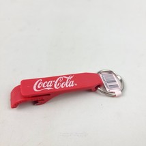Coca-Cola Bottle Can Opener Keychain Red Plastic 2.5&quot;  - $213.17 MXN