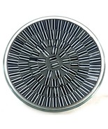 Black Mosaic Pillar Plate Glass Candle Holder 5.5” - $4.48