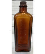Clover&#39;s Imperial Medicine Embossed Brown Medicine Bottle 7&quot; With Lid Vi... - $266.28 MXN